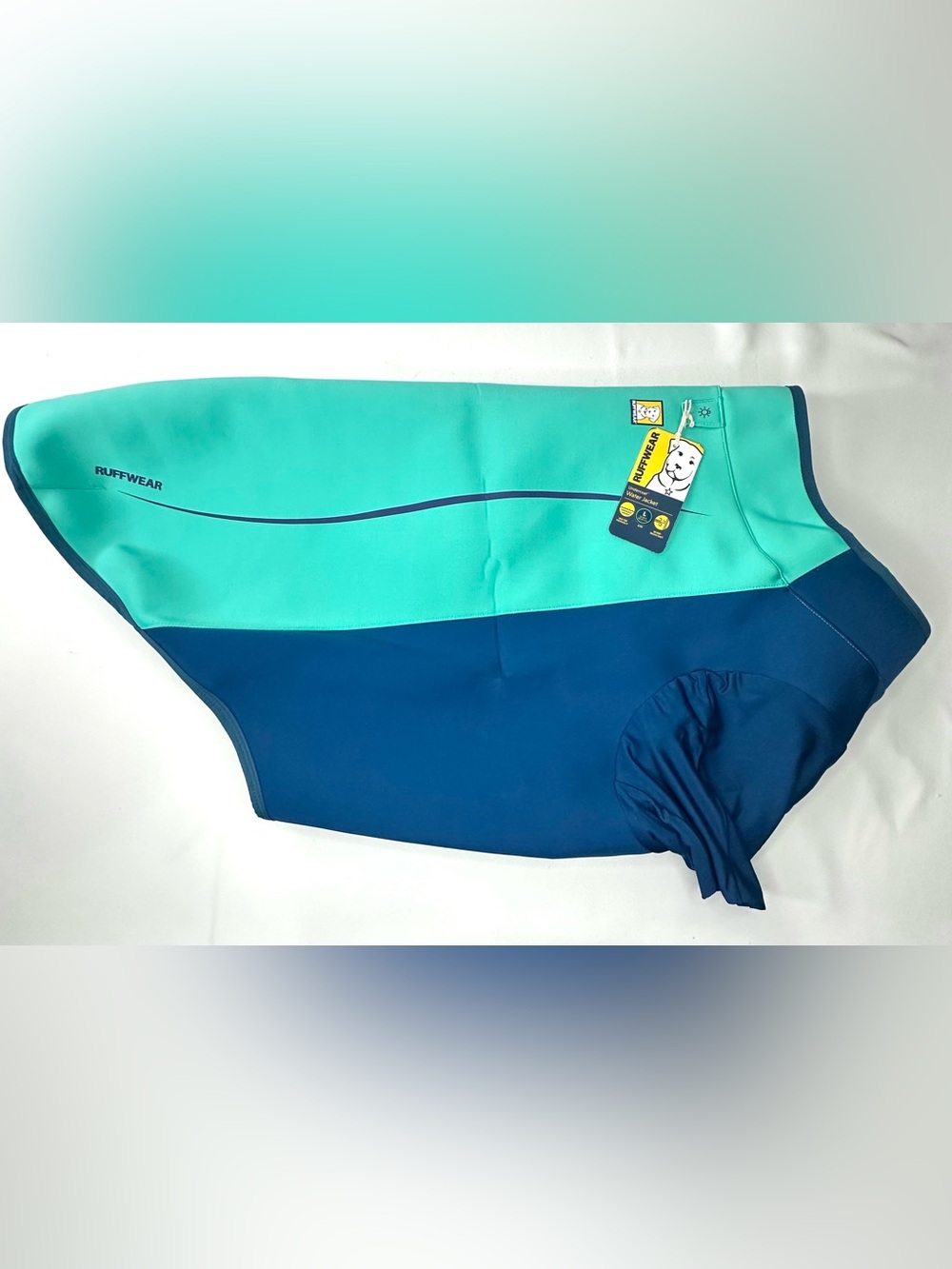 NWT Ruffwear Dog Undercoat Water Neoprene Jacket Aurora Teal Size L (32-36in)